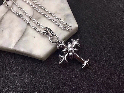 Baron Hartley Cross - Gothic Silver Pendant by The Nevermore – Unique Gothic Jewelry by Nevermore Lifestyle & Tech | 925 Silver 60cm Set With Necklace