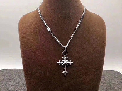 Baron Hartley Cross - Gothic Silver Pendant by The Nevermore – Unique Gothic Jewelry by Nevermore Lifestyle & Tech | 925 Silver 60cm Set With Necklace
