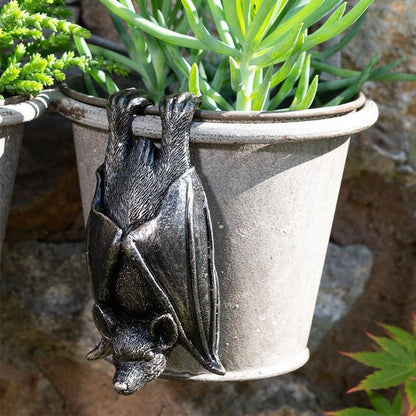 Bat Damon - The Nevermore Gothic Home Decor Decorative Garden Bat – Unique Gothic Home Decor by Nevermore Lifestyle & Tech | Bat Flower Pot Pendant