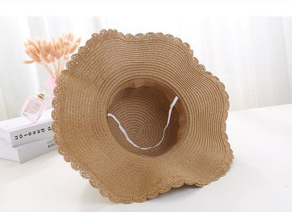 Beachy Keen - Monochrome Straw Hat by The Nevermore – Unique Hats by Nevermore Lifestyle & Tech | One size Pink