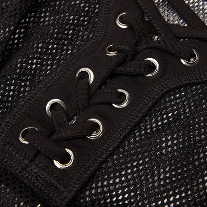 Belladonna - The Nevermore See - through Sexy Dress – Unique Gothic Fashion by Nevermore Lifestyle & Tech | M L Black