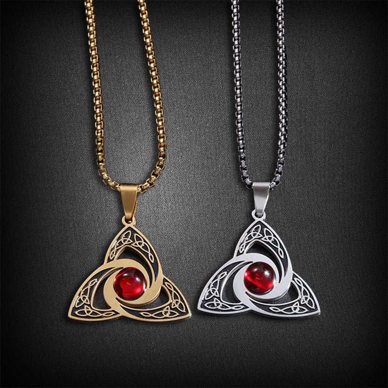 Bergljot - Norse Viking Titanium Necklace by The Nevermore – Unique Gothic Jewelry by Nevermore Lifestyle & Tech | Silver