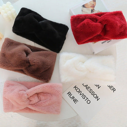 Bijou - Plush Headband with Bow by The Nevermore – Unique Headbands by Nevermore Lifestyle & Tech | Red