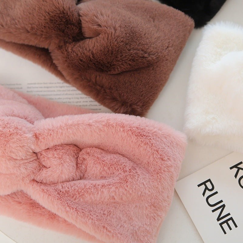 Bijou - Plush Headband with Bow by The Nevermore – Unique Headbands by Nevermore Lifestyle & Tech | Red