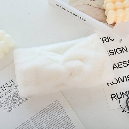 Bijou - Plush Headband with Bow by The Nevermore – Unique Headbands by Nevermore Lifestyle & Tech | White