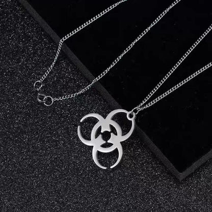 Biochemical Symbol - The Nevermore Gothic Pendant Necklace Titanium Steel