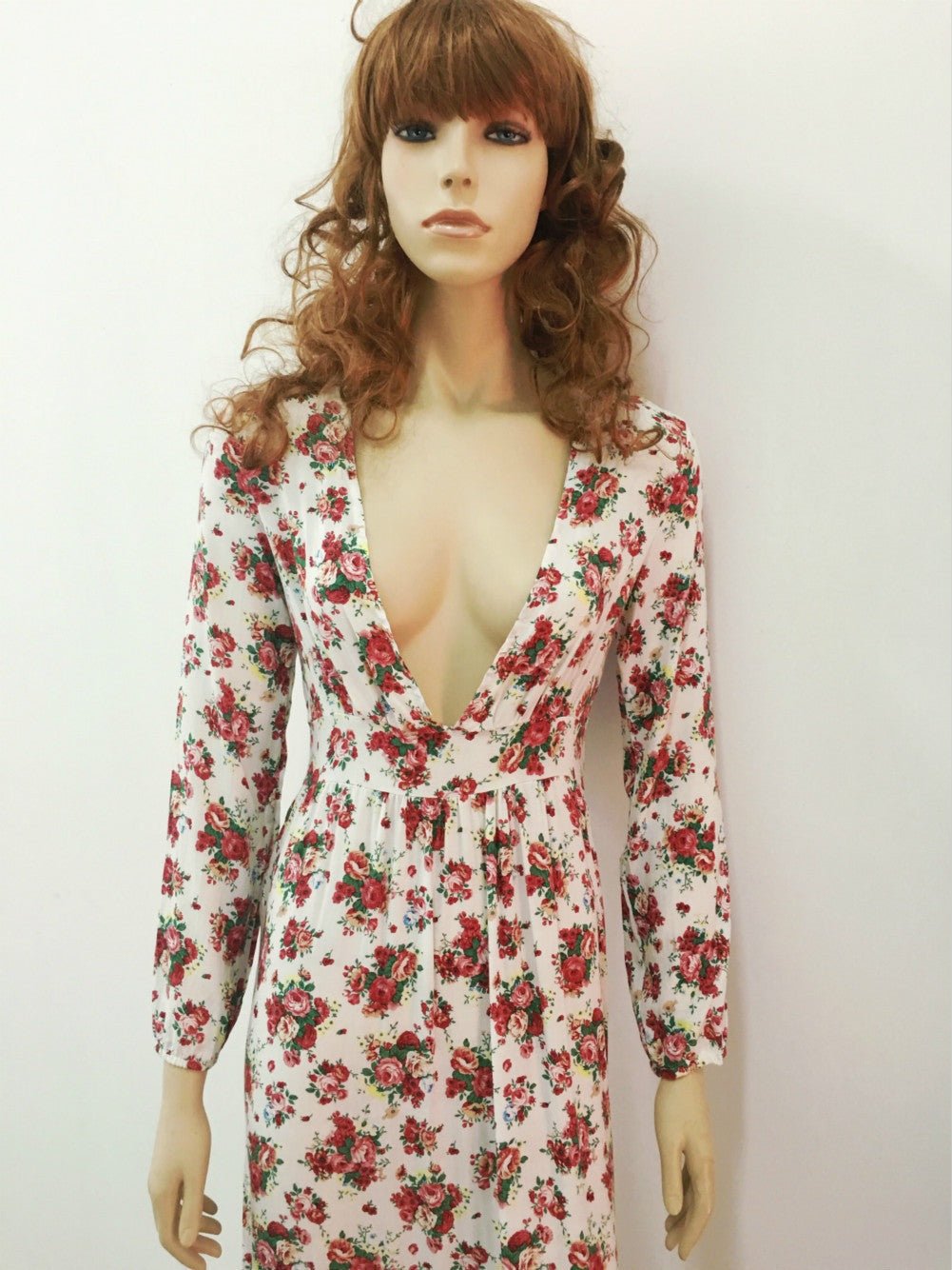 BlossomBreeze - Bohemian Swing Spring Dress by The Nevermore – Unique Boho Dresses by Nevermore Lifestyle & Tech | L Picture color