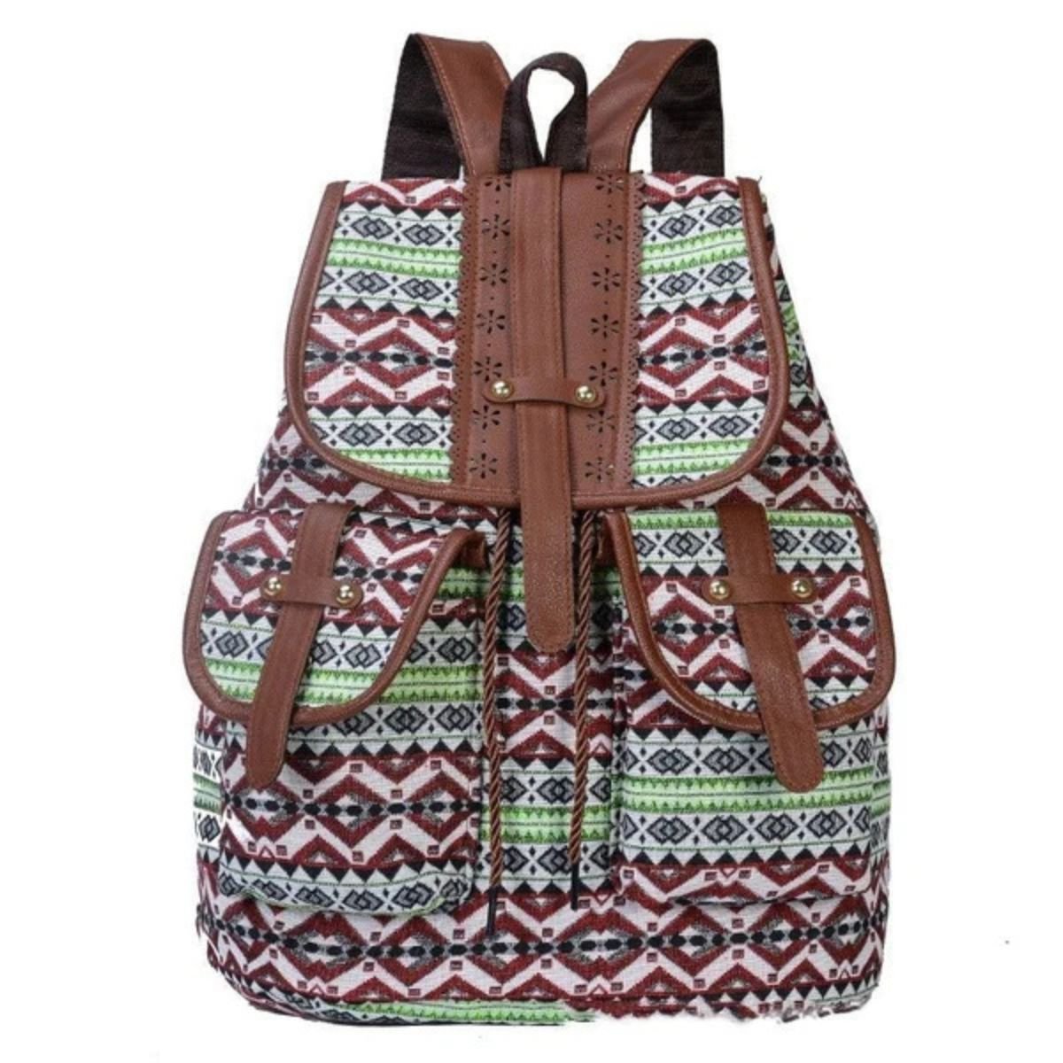 Bohemian Backpack – Nomad Mosaic by The Nevermore – Unique Bags by The Nevermore | Indian style
