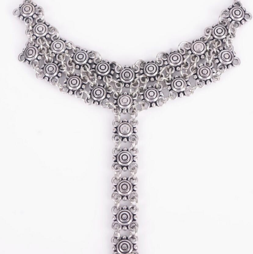 Bohemian Barefoot Beach Sandals with Rhinstone Chain - The Nevermore Boho Anklet Barefoot Sandals – Unique Boho Anklet Barefoot Sandals by Nevermore Lifestyle & Tech | default