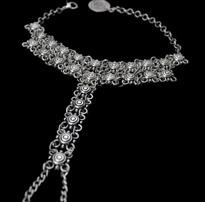 Bohemian Barefoot Beach Sandals with Rhinstone Chain - The Nevermore Boho Anklet Barefoot Sandals – Unique Boho Anklet Barefoot Sandals by Nevermore Lifestyle & Tech | default