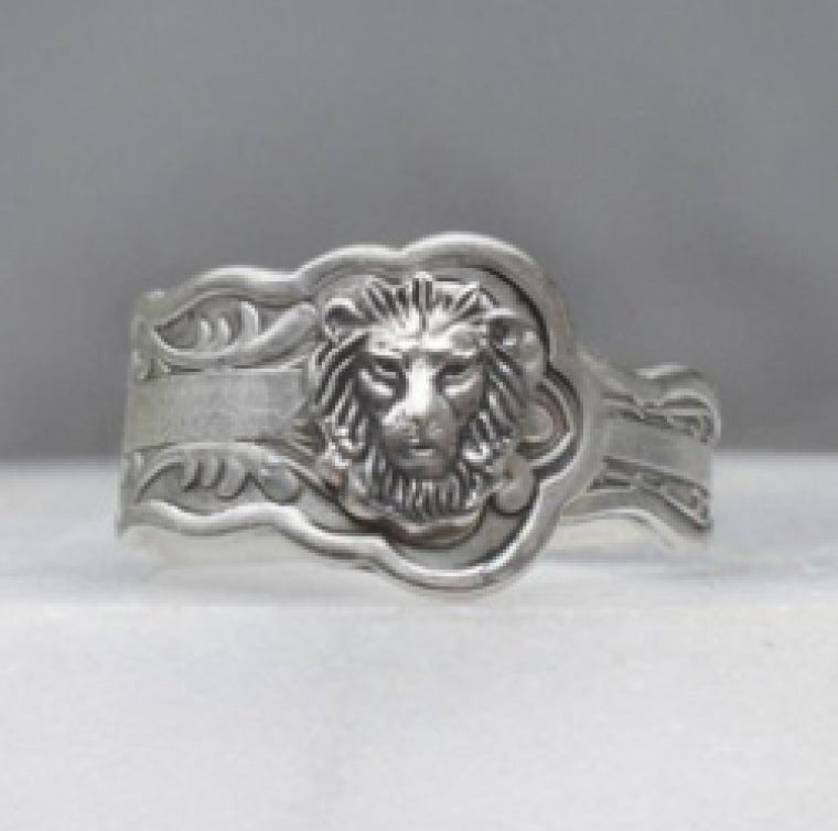 Bohemian Lion Head - The Nevermore Boho Ring – Unique Boho Rings by Nevermore Lifestyle & Tech | number 10 Silver