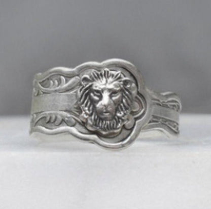 Bohemian Lion Head - The Nevermore Boho Ring – Unique Boho Rings by Nevermore Lifestyle & Tech | number 10 Silver