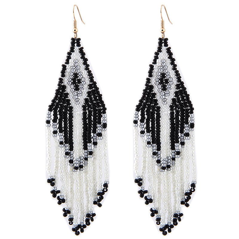 Bohemian Teardrops - The Nevermore Boho Earrings – Unique Boho Accessories by Nevermore Lifestyle & Tech | black