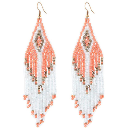 Bohemian Teardrops - The Nevermore Boho Earrings – Unique Boho Accessories by Nevermore Lifestyle & Tech | orange