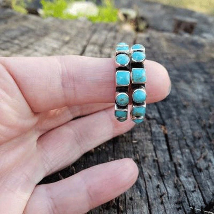 Bohemian Turquoise - The Nevermore Boho Earrings – Unique Boho Accessories by Nevermore Lifestyle & Tech | Blue