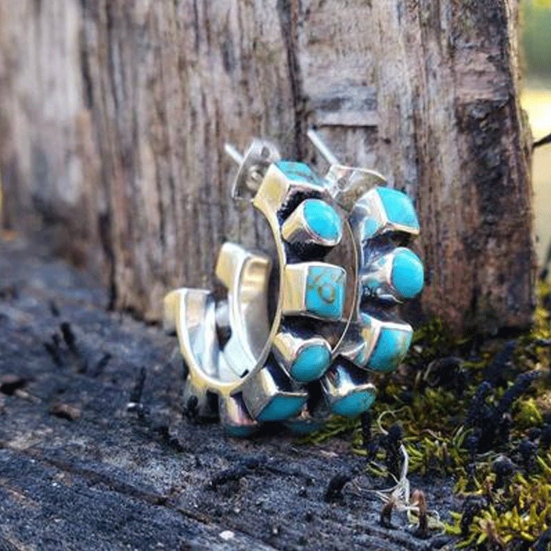Bohemian Turquoise - The Nevermore Boho Earrings – Unique Boho Accessories by Nevermore Lifestyle & Tech | Blue