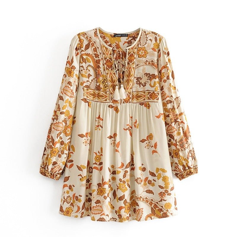 Boho Dreamscape - Cotton Set by The Nevermore – Unique Clothing Sets by Nevermore Lifestyle & Tech | L Yellow