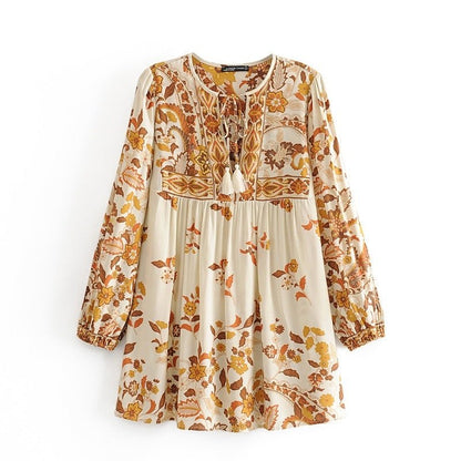 Boho Dreamscape - Cotton Set by The Nevermore – Unique Clothing Sets by Nevermore Lifestyle & Tech | L Yellow