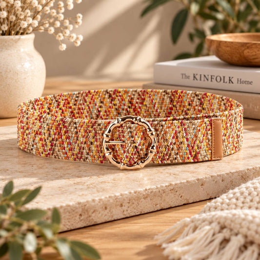Boho Style Belt – Perforated Stretch by The Nevermore – Unique Belts by The Nevermore |