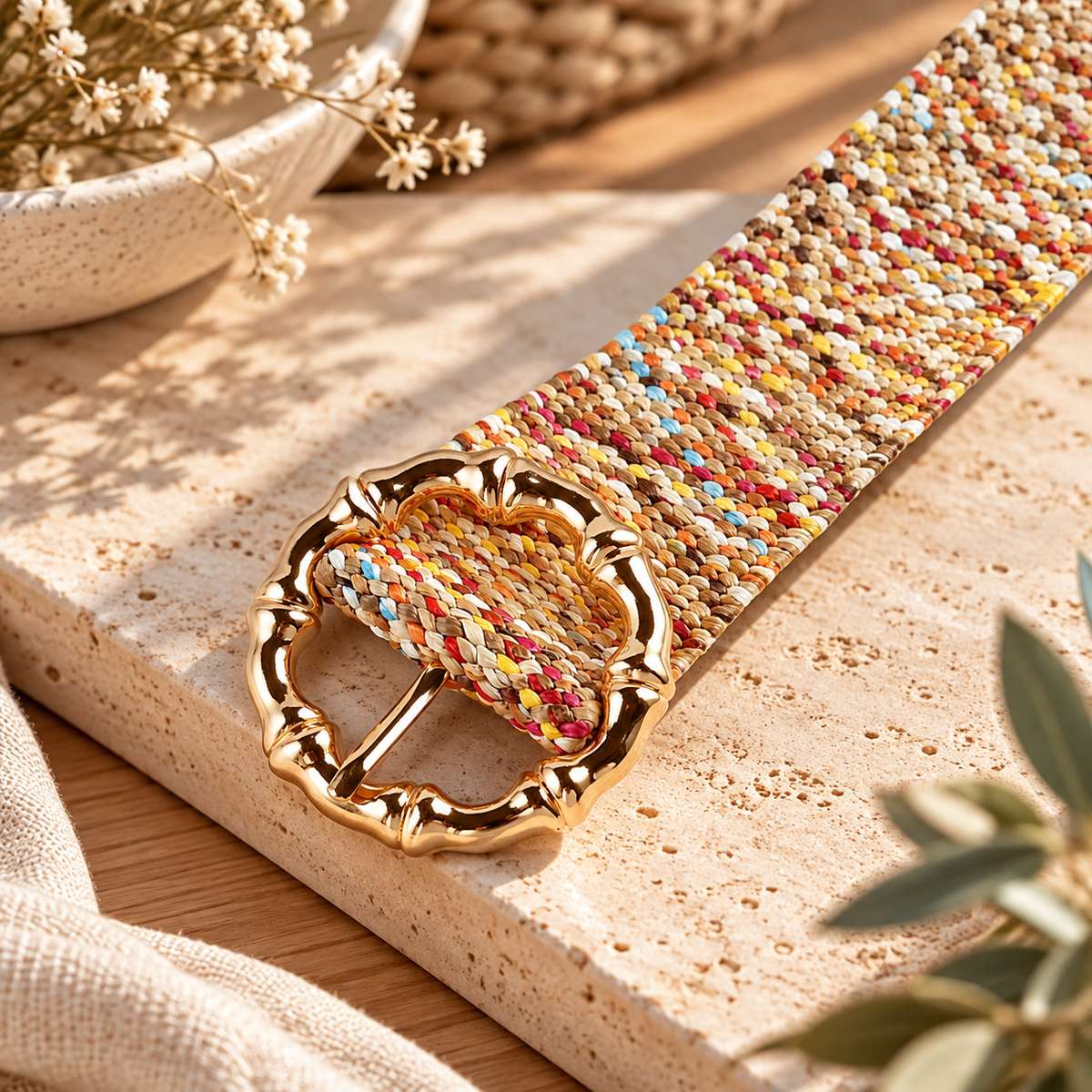 Boho Style Belt – Perforated Stretch by The Nevermore – Unique Belts by The Nevermore |