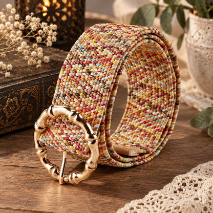 Boho Style Belt – Perforated Stretch by The Nevermore – Unique Belts by The Nevermore |
