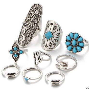 Boho Vintage Ring Set 001 - The Nevermore Boho Rings – Unique Boho Rings by Nevermore Lifestyle & Tech | default