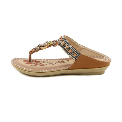 BohoEase - Ethnic Thong Beach Sandals by The Nevermore