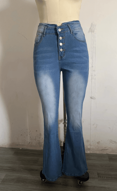 Brida Araer - The Nevermore Women's Jeans – Unique Fashion for Women by Nevermore Lifestyle & Tech | 2XL Blue