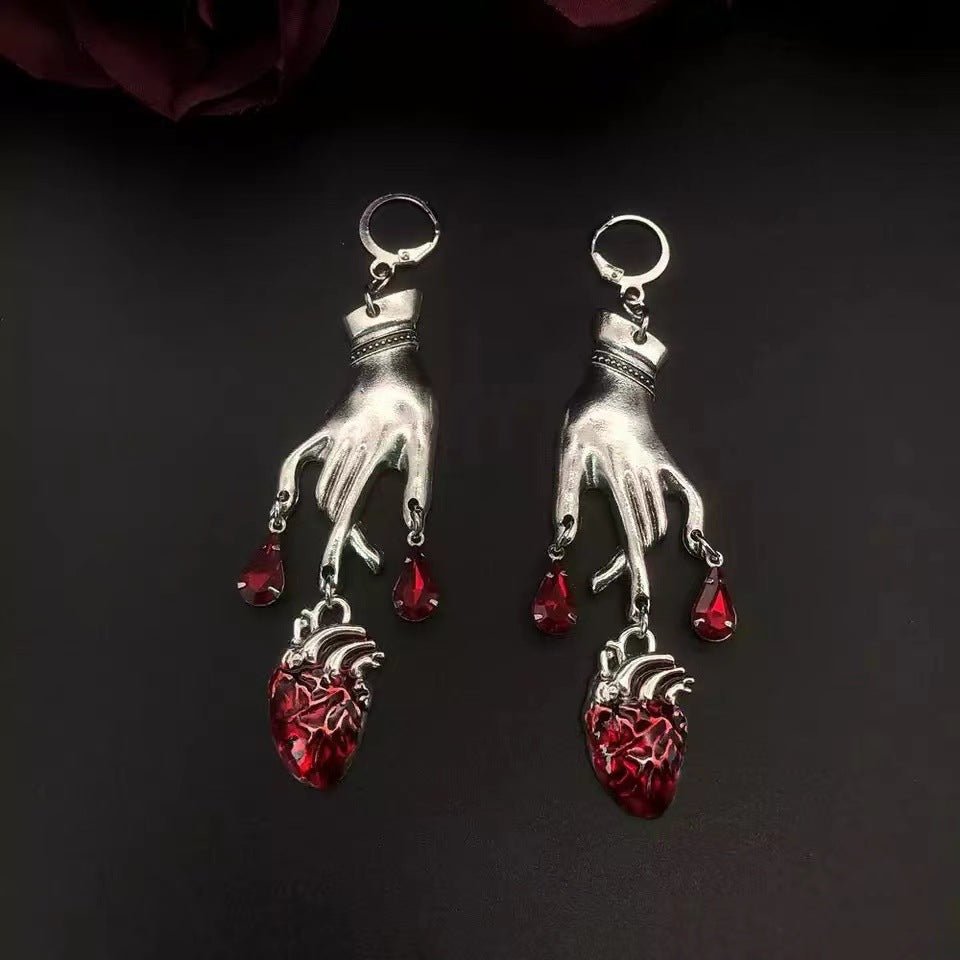 Cackletwist Witch - The Nevermore Gothic Earrings for Women – Unique Gothic Jewelry by Nevermore Lifestyle & Tech | Style2