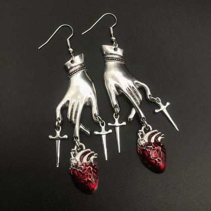 Cackletwist Witch - The Nevermore Gothic Earrings for Women – Unique Gothic Jewelry by Nevermore Lifestyle & Tech | Style2