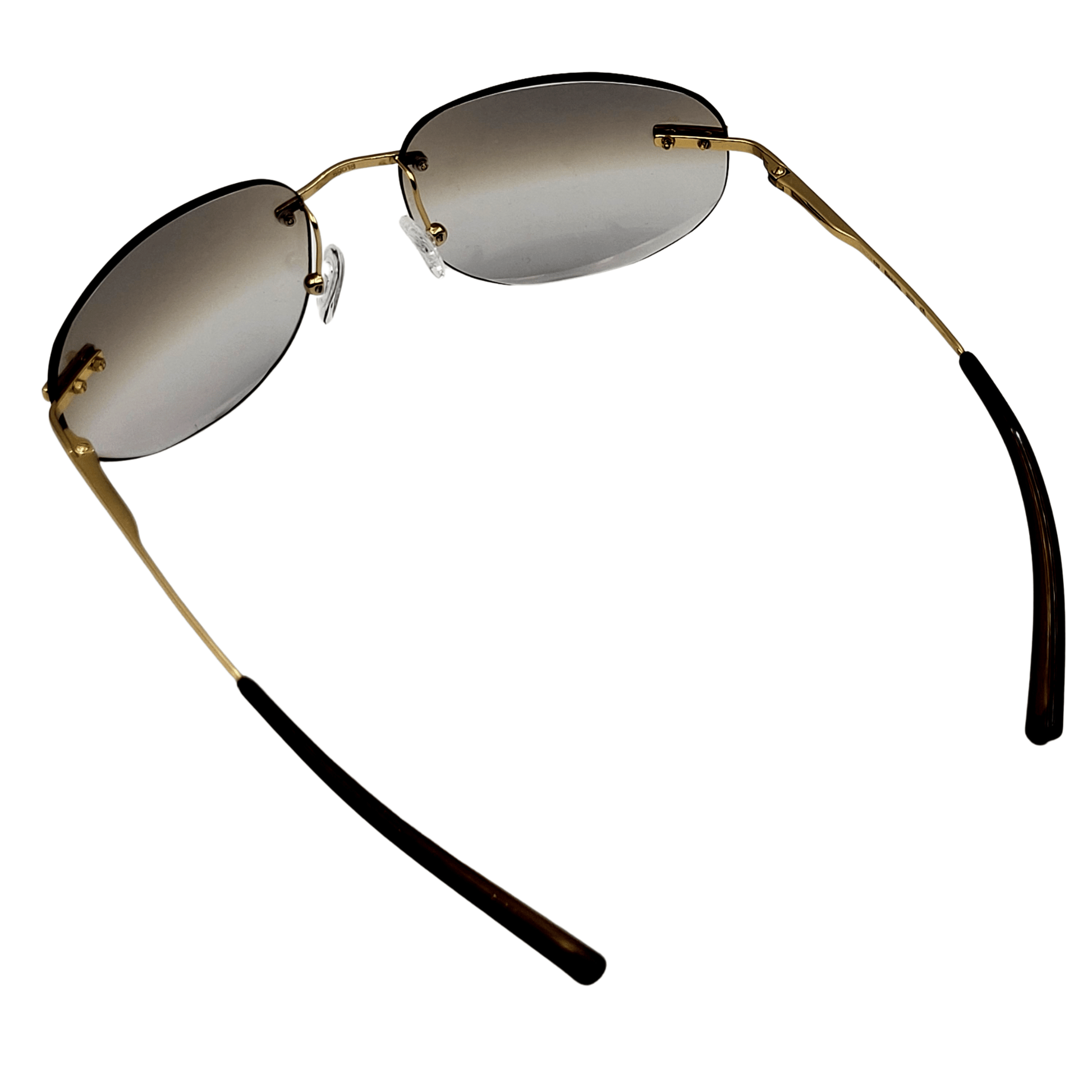 Calvin Klein Sunglasses 297S 533 Gold - Light Brown Gradient