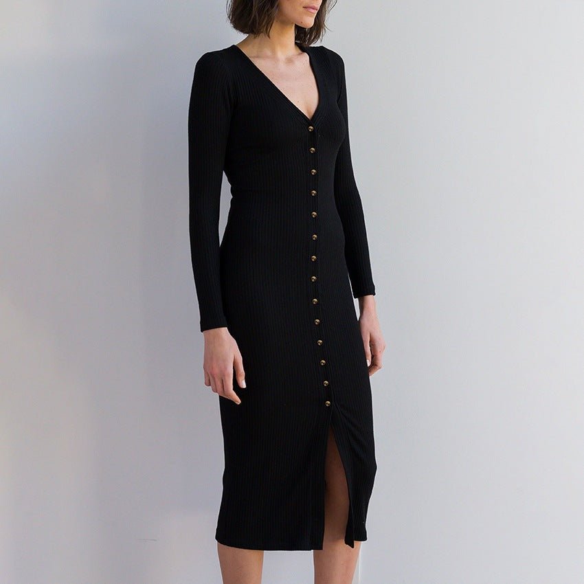 Camila Odonnell - High - Waist Dress by The Nevermore – Unique Dresses by Nevermore Lifestyle & Tech | L Black