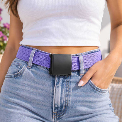Canvas – Unisex Woven Belt by The Nevermore – Unique Belts by The Nevermore | Black buckle Black
