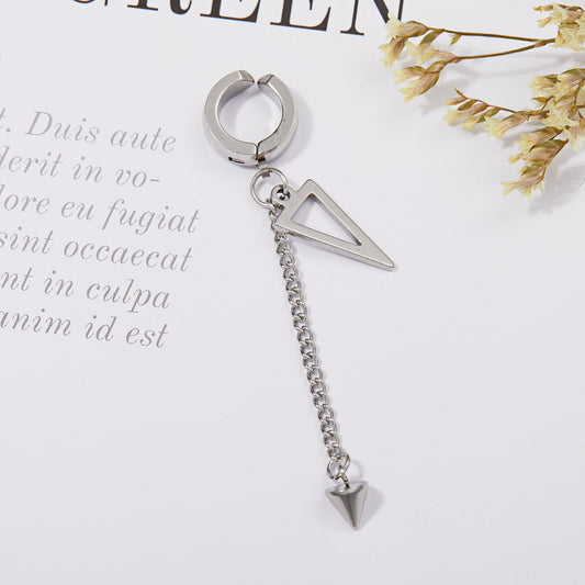 Caspian Cursedwell - The Nevermore Men's Long Chain Earrings – Unique Gothic Earrings by Nevermore Lifestyle & Tech |