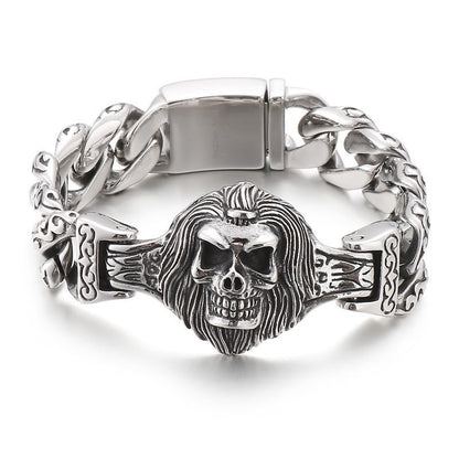 Caspian Noir - The Nevermore Gothic Bracelet Titanium Steel – Unique Gothic Jewelry by Nevermore Lifestyle & Tech | KB139277KJX