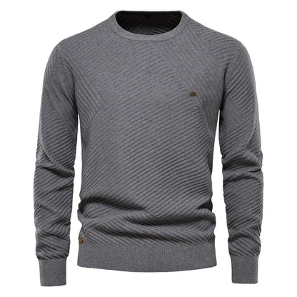 Casual long sleeve Sweater - The Nevermore Pullover for Man – Unique Pullover by Nevermore Lifestyle & Tech | L Medium Gray