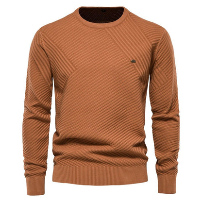 Casual long sleeve Sweater - The Nevermore Pullover for Man – Unique Pullover by Nevermore Lifestyle & Tech | L Yellow Maroon