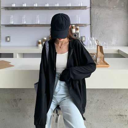 Casual Solid Color Hooded Zipper Sweater - The Nevermore Hoodies for Woman – Unique Fashion for Women by Nevermore Lifestyle & Tech | 2XL Coffee