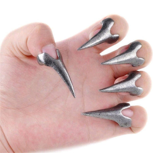 Cat Vampire Nail Finger Claws - The Nevermore Gothic Knuckle Rings – Unique Rings by Nevermore Lifestyle & Tech | 5pcs Gold