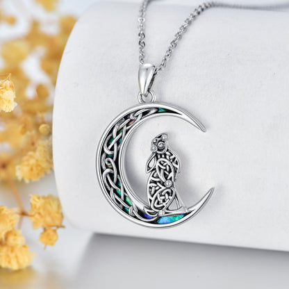 Celestial Bunny Knot - Viking Pendant by The Nevermore – Unique Gothic Jewelry by Nevermore Lifestyle & Tech | Silver