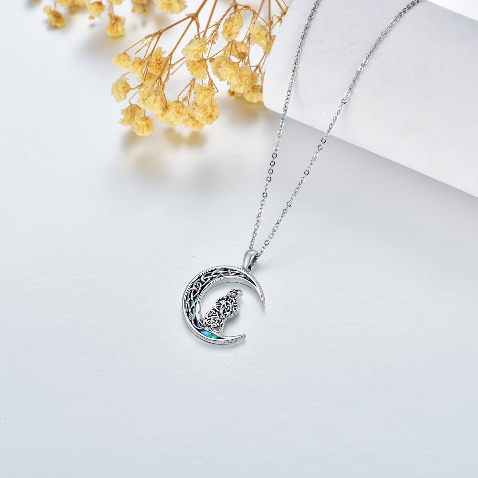 Celestial Bunny Knot - Viking Pendant by The Nevermore – Unique Gothic Jewelry by Nevermore Lifestyle & Tech | Silver