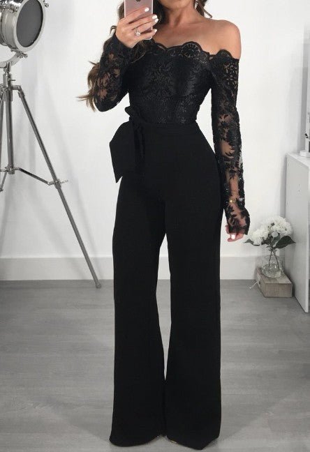 ChillChic Garb - The Nevermore Jumpsuit for Women – Unique Fashion for Women by Nevermore Lifestyle & Tech | L Black gold rim
