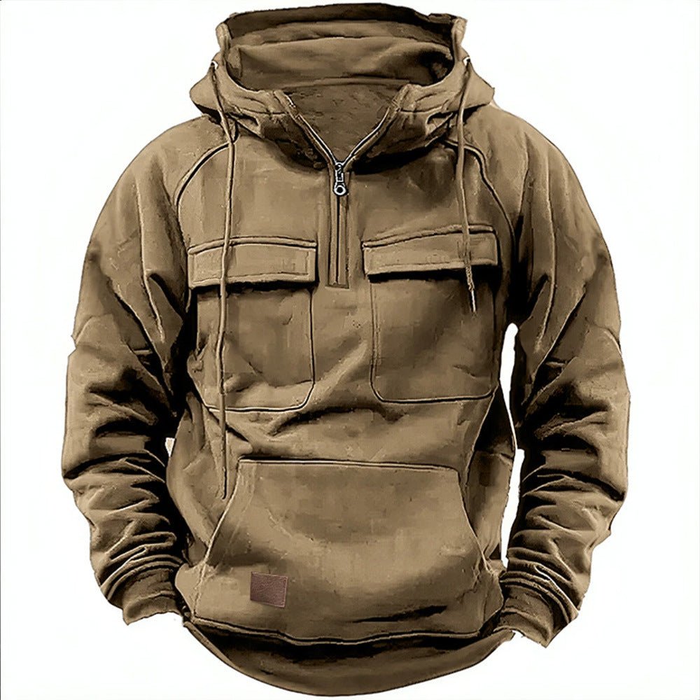 Cityscape - The Nevermore Men's Hooded – Unique Hoodies by Nevermore Lifestyle & Tech | L Army Green