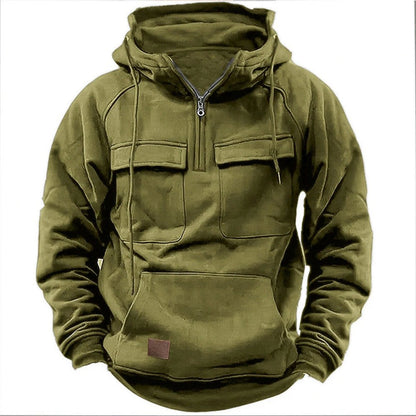 Cityscape - The Nevermore Men's Hooded – Unique Hoodies by Nevermore Lifestyle & Tech | L Army Green