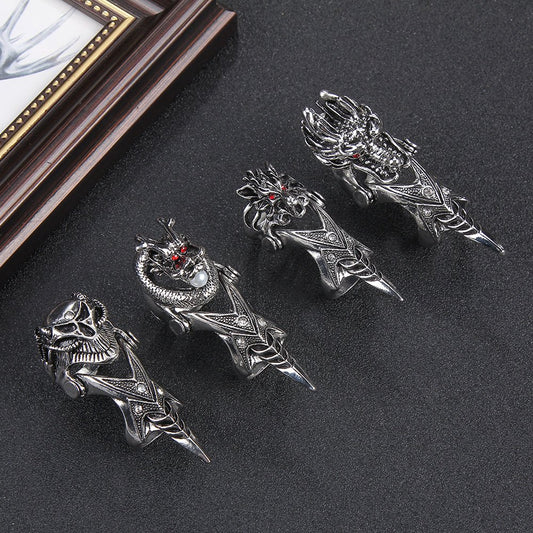 Claws for Aggressive Creatures - The Nevermore Gothic Joint Knuckle Rings For Women and Men – Unique Gothic Jewelry by Nevermore Lifestyle & Tech | A