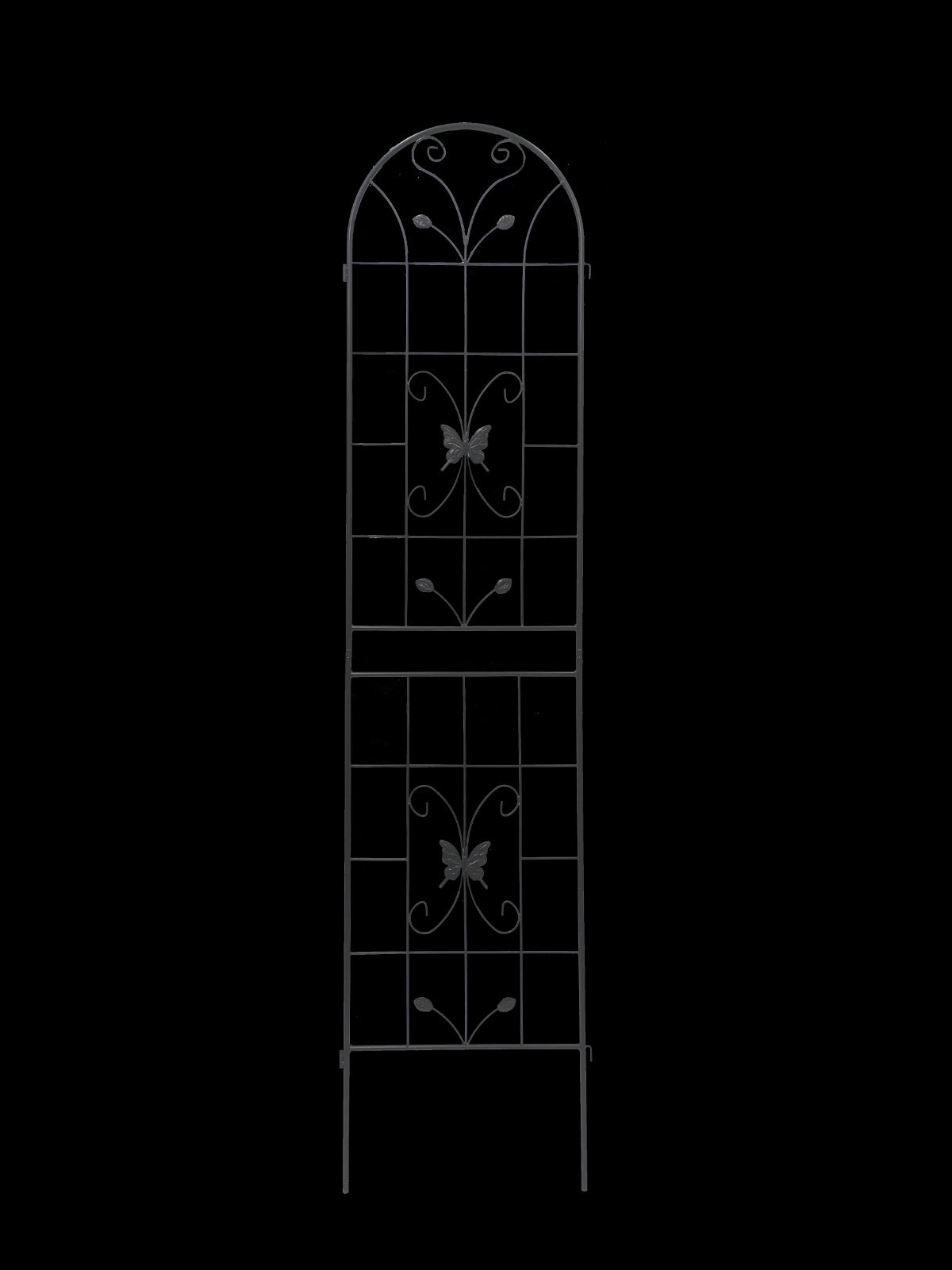 4 Pack Metal Garden Trellis 86.7x19.7Rustproof For Climbing Plants Outdoor