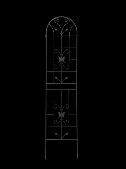 4 Pack Metal Garden Trellis 86.7x19.7Rustproof For Climbing Plants Outdoor