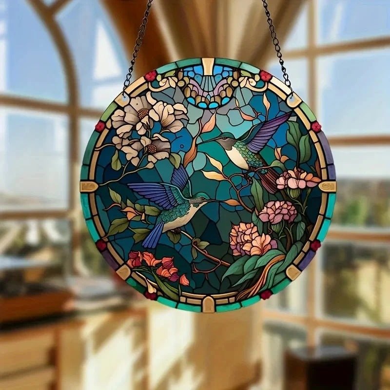 ColorBloom Flight - Acrylic Suncatcher Art by The Nevermore