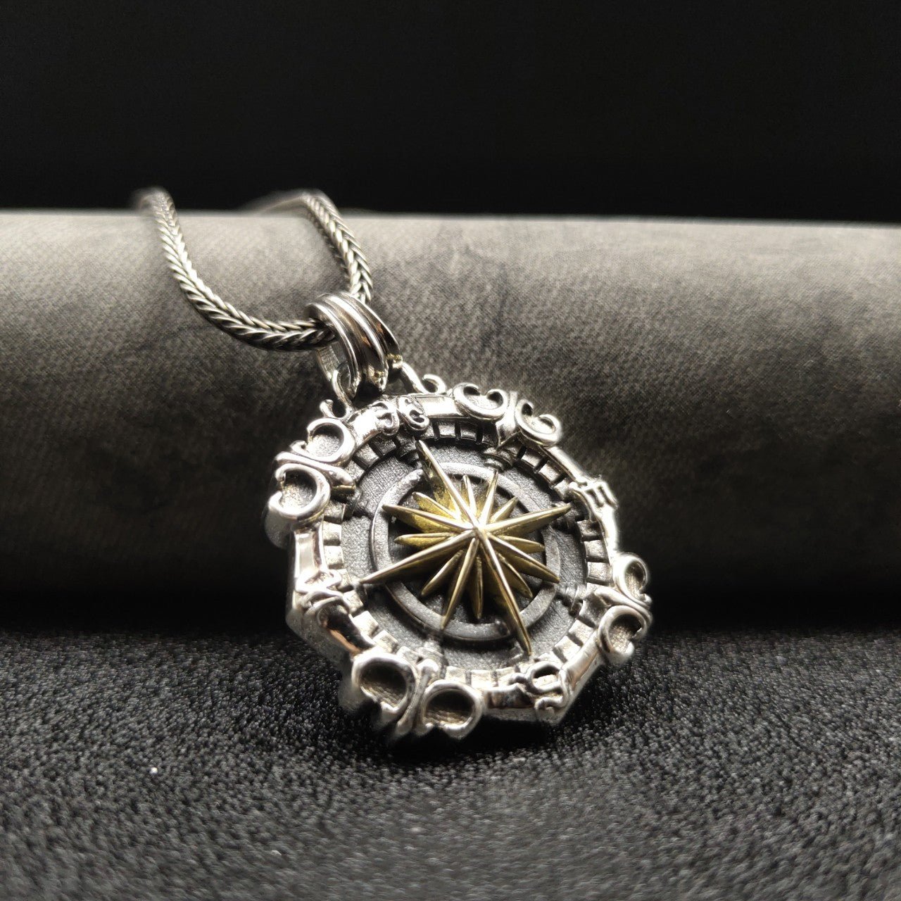 Compass - The Nevermore Pendant S925 Sterling Silver Men's Necklace – Unique Jewelry by Nevermore Lifestyle & Tech | Single Pendant