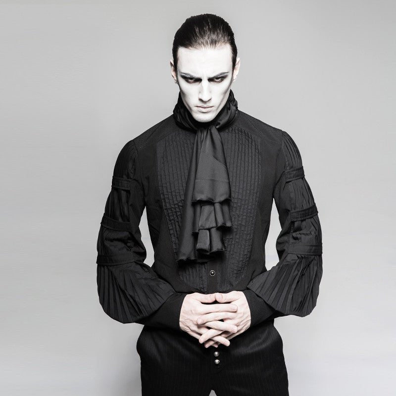 Corbin - The Nevermore Gothic Shirt for Men – Unique Gothic Fashion for Men by Nevermore Lifestyle & Tech | 2XL Black